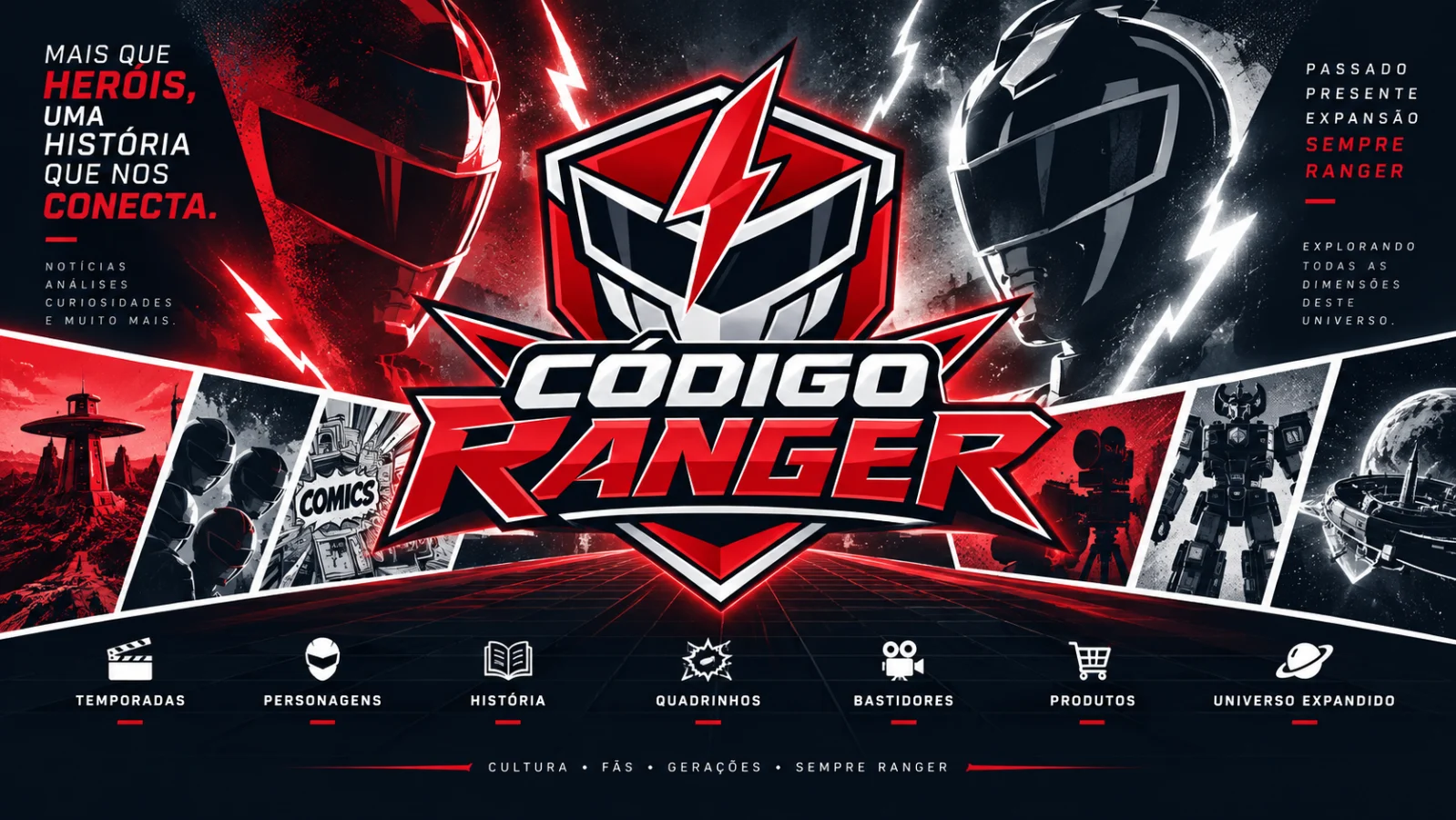 Capa do blog Código Ranger