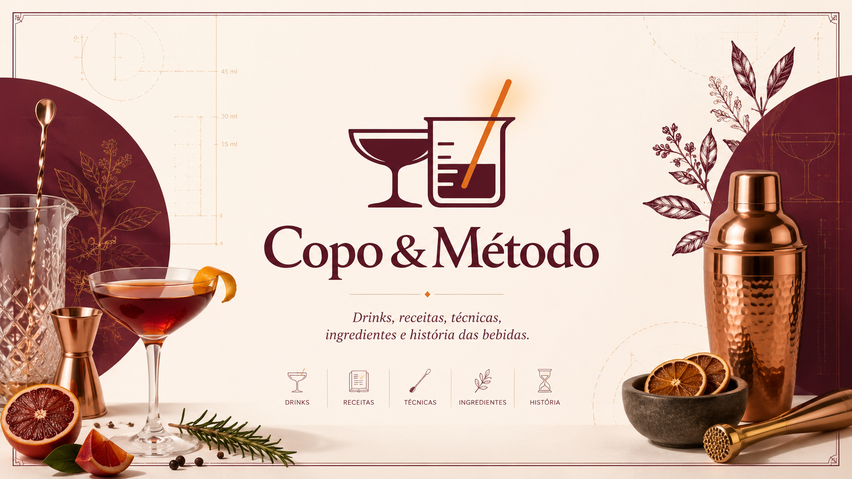 Capa do blog Copo & Método