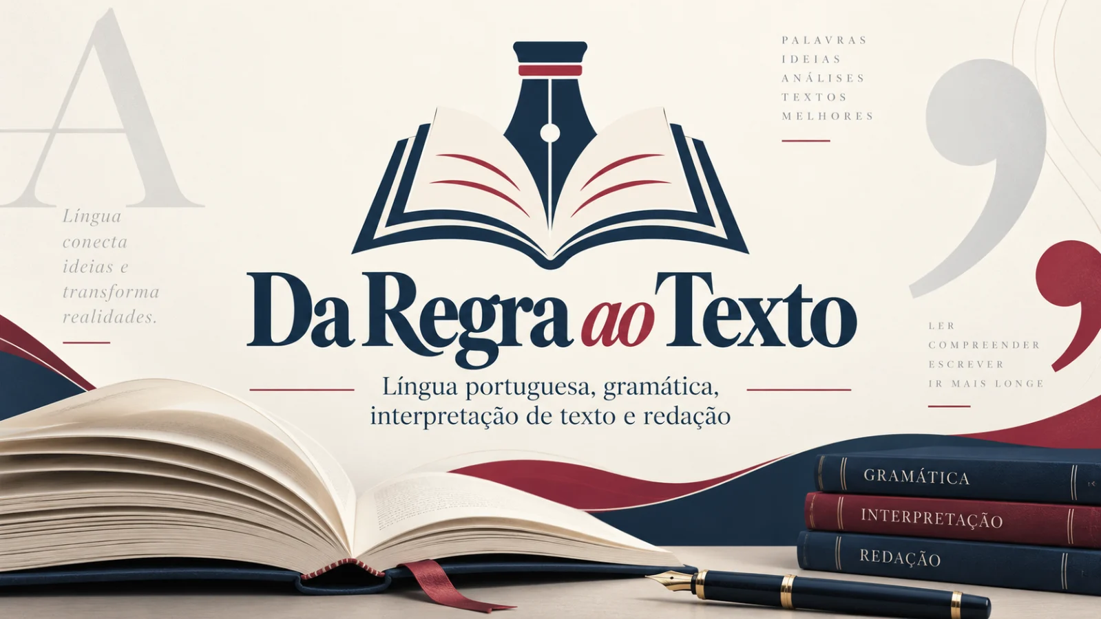 Capa do blog Da Regra ao Texto