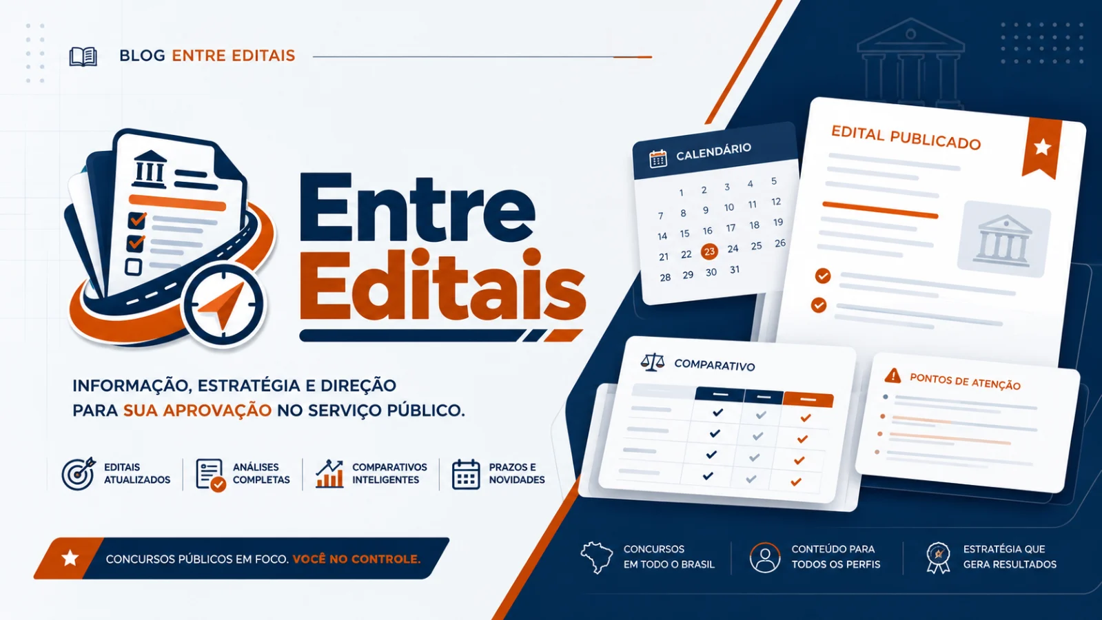 Capa do blog Entre Editais