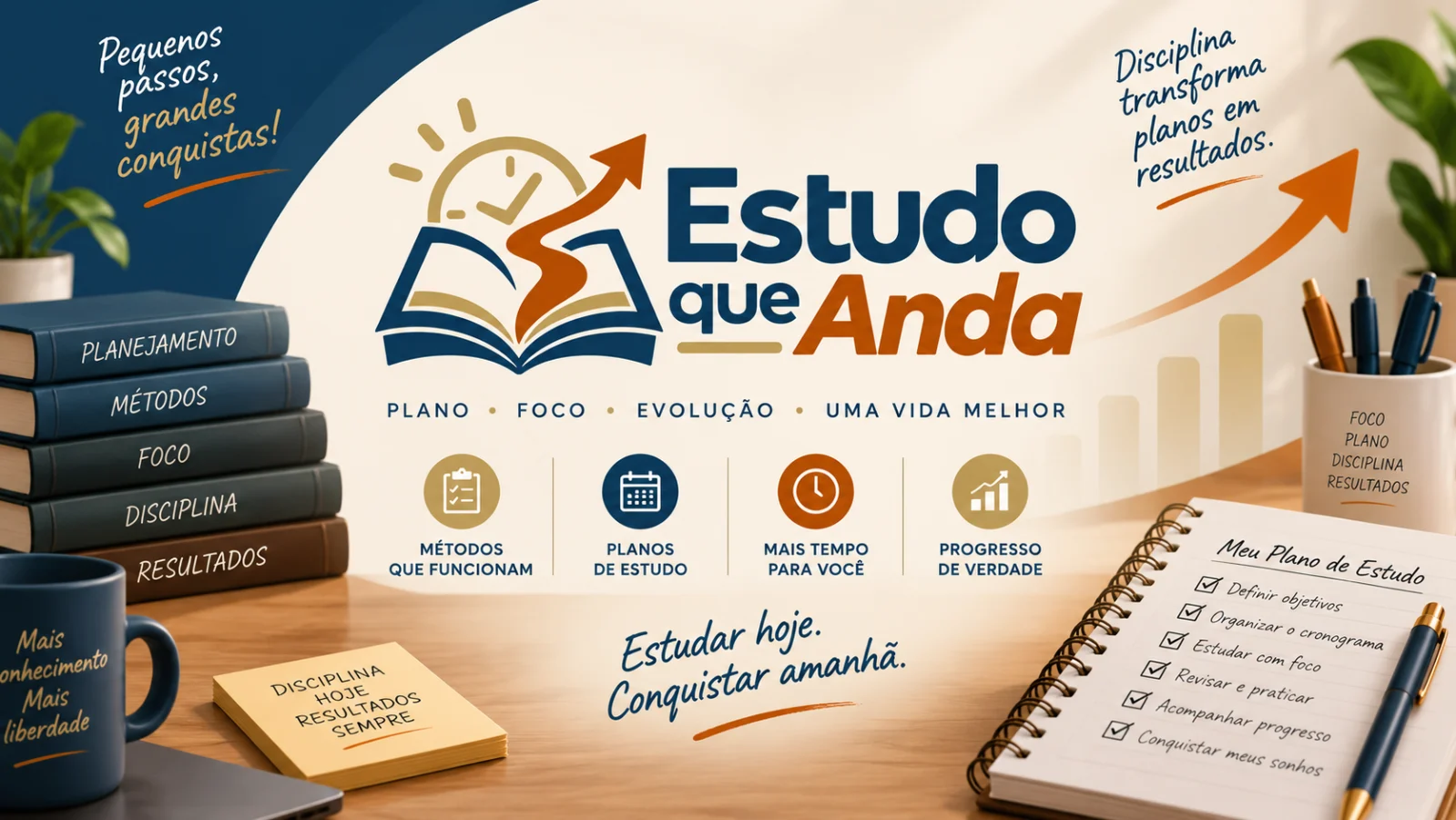Capa do blog Estudo que Anda