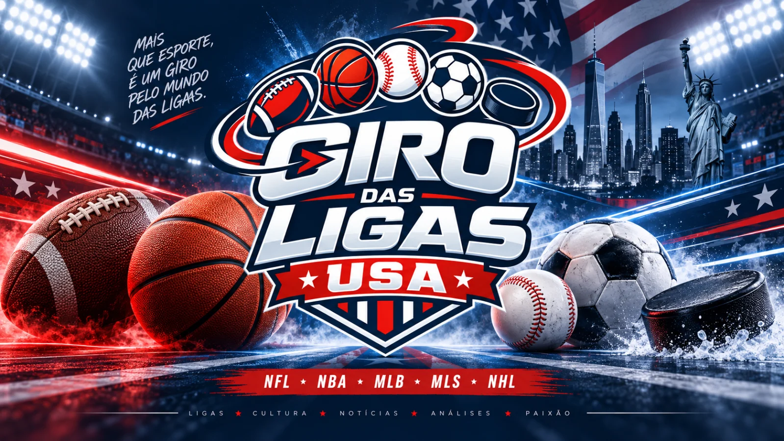 Capa do blog Giro das Ligas USA