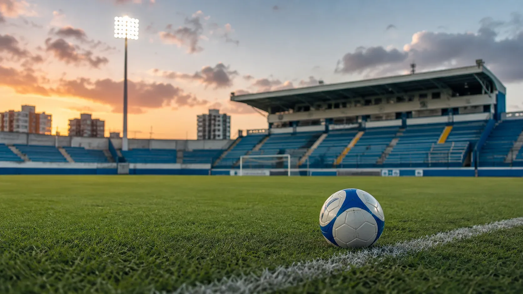 Gramado do Sabino Ribeiro em Aracaju em composição editorial sobre gestão e investimentos da SAF do Confiança em 2026.