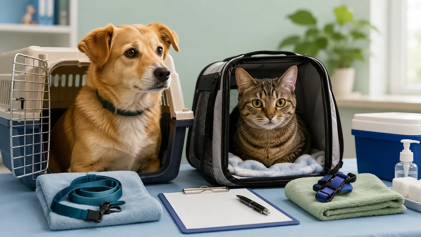 Como confirmar a campanha antirrábica municipal e preparar cão ou gato para a vacinação com transporte e contenção seguros