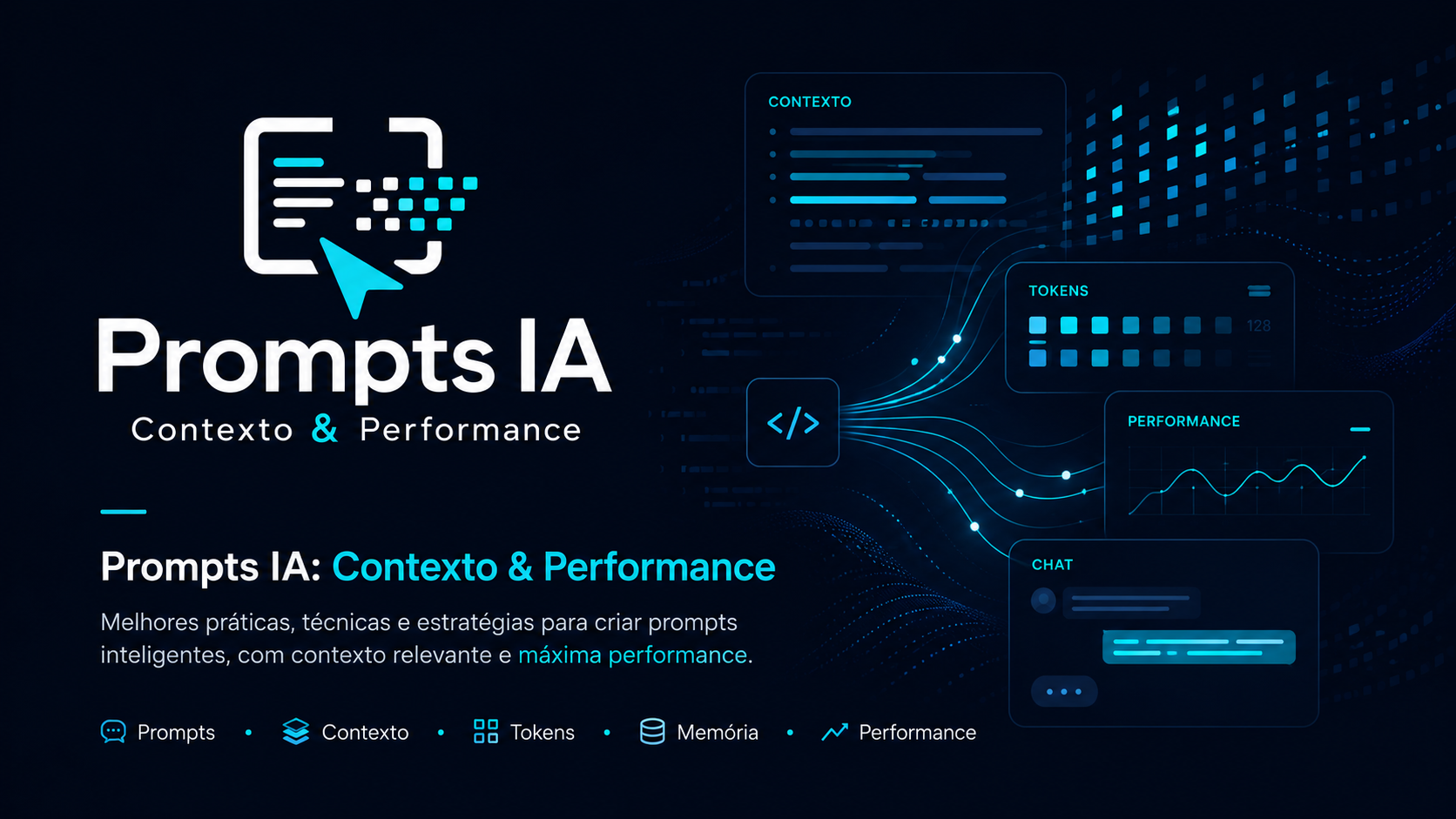 Capa do blog Prompts IA: Contexto & Performance
