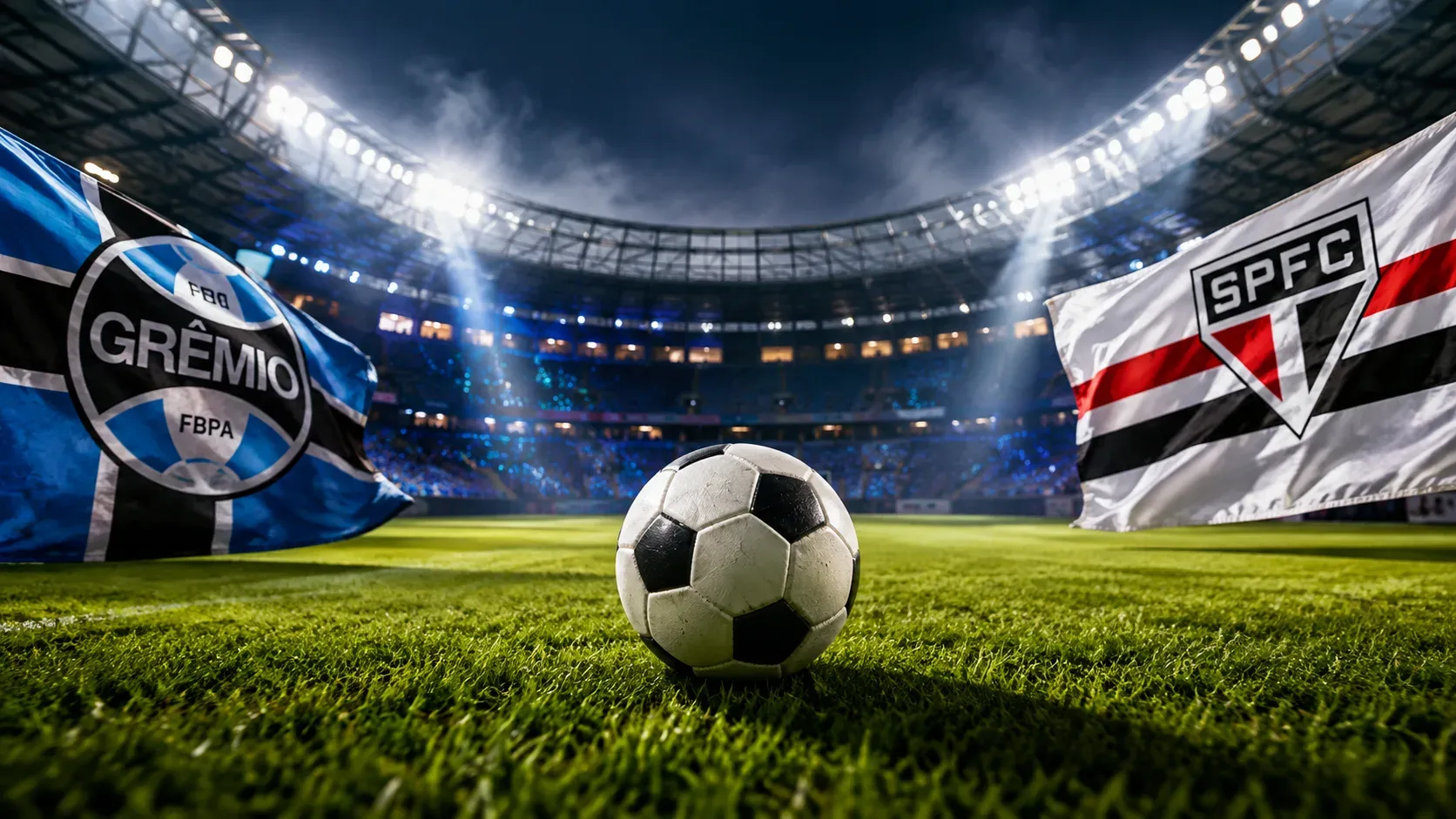 Arena do Grêmio, em Porto Alegre, local de Grêmio x São Paulo pela 22ª rodada do Brasileirão 2026.