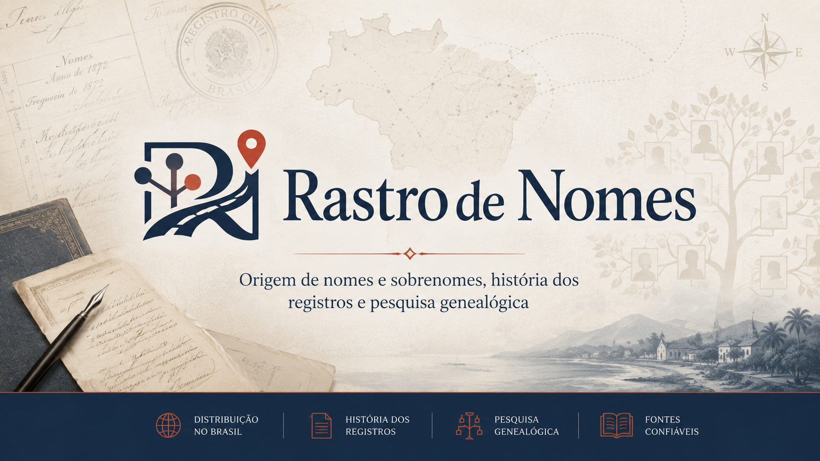 Capa do blog Rastro de Nomes