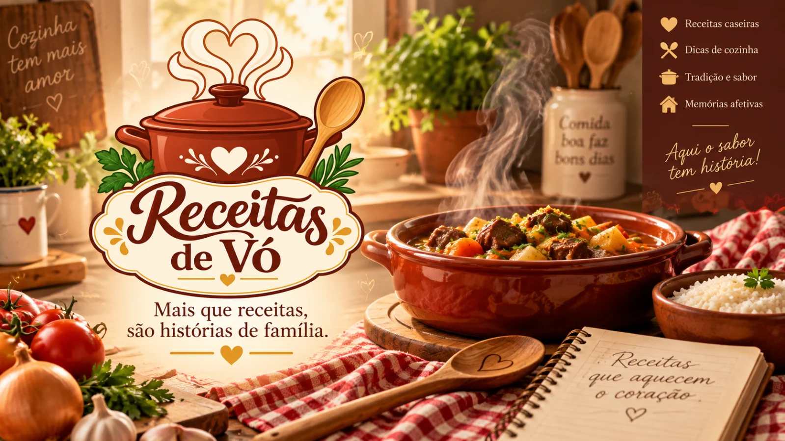 Capa do blog Receitas de Vó